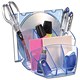 CEP Desktop Organiser for 40 Pens 5 highlighters 3CDs and 3 Extra Compartments Ice Blue Ref 580l