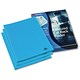 Rexel Cut Back Folder Polypropylene Copy-secure Embossed Finish A4 Blue Ref 12223BU [Pack 100]