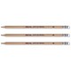 Rexel Office Pencil Natural Wood with Eraser HB Ref 34252 [Pack 144]