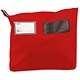 Versapak Mailing Pouch Gusseted Bulk Volume Sealable with Window PVC 470x335x75mm Red Ref CG3 RDS