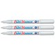 Artline 444 Paint Markers Permanent Indelible Polyacetal Resin Tip Line 0.8mm White Ref EK444 [Pack 12]