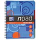 Oxford npad Project Book Wirebound with Integral Pocket 200 Pages 90gsm A4plus Ref L02175 [Pack 3]