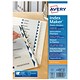 Avery IndexMaker Divider Set Punched 12-Part Ref L7410-12M