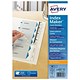 Avery IndexMaker Divider Set Punched 10-Part Ref 01812061