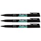 Pentel Permanent Marker Xylene/Toluene-free Fine Tipped 0.8mm Line Black Ref NMS50-A [Pack 12]