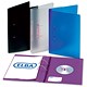 Elba Spirosort Transfer Spring File Polypropylene with CD Holder 35mm Foolscap Purple Ref 306121 [Pack10]