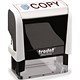 Trodat Office Printy Stamp Self-inking Copy 18x46mm Red Symbol and Blue Wording Ref 90734