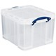 Really Useful Storage Box Plastic Lightweight Robust Stackable 35 Litre W390xD480xH310mm Clear Ref 35C