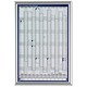 Sasco Clip Frame for 915x610mm Standard Year Planner Silver Ref 2400361