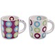 Churchill Dream Mug Set China 3 of Hot and 3 of Cool Inspiration Colour Designs Ref LBIC44511 [Pack 6]