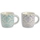 Churchill Linda Barker Essence Mug Set China 2 Purple and 2 Blue Ref ESSE00031 [Pack 4]