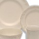 Churchill Jeff Banks Dinner Set 16-piece 4 Mugs 4 Dinner and 4 Salad Plates 4 Bowls Sand Ref CCRO161