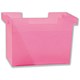 Pierre Henry Home File Box Polypropylene Ribbed for Suspension File A4 W370xD180xH260mm Pink Ref 750221