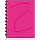 Oxford Pink and Black Notebook for Breast Cancer Charity Wirebound Feint Ruled 140 Pages A5 Ref B70006