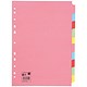 5 Star Office Subject Dividers Multipunched Manilla Board 10-Part A4 Assorted