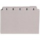 5 Star Guide Card Set A-Z 6x4in 152x102mm Buff [Pack 25]
