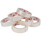 5 Star Easy Tear Clear Tape 25mm x 66m [Pack 6]