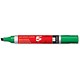 5 Star Office Permanent Marker Xylene/Toluene-free Smearproof Chisel Tip 1-4mm Line Green [Pack 12]
