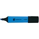 5 Star Office Highlighters Chisel Tip 1-4mm Line Blue [Pack 12]