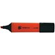 5 Star Office Highlighters Chisel Tip 1-4mm Line Red [Pack 12]