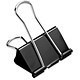 5 Star Office Foldback Clips 32mm Black [Pack 12]