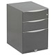 Trexus Filing Pedestal Steel Tall Under-desk 3 Drawer Foolscap W420xD564xH645mm Grey