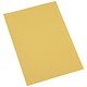 5 Star Premier Square Cut Folder Recycled Pre-punched 250gsm Foolscap Yellow [Pack 100]