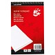 5 Star Spiral Notepad Headbound Ruled 160 Pages 200x125mm [Pack 10]