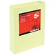5 Star Office Coloured Copier Paper Multifunctional 80gsm 500 Sheets per Ream A4 Yellow [1 Ream]