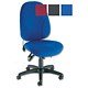 Trexus Posture Operator Chair Lumbar Pump Maxi Back H590mm W520xD470xH480-590mm Blue