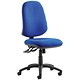 Trexus Intro Maxi Operator Chair Asynchronous High Back H590mm W530xD510xH480-590mm Blue