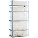Trexus Quick Shelf System Initial Bay Boarded W1000xD500xD2000mm with 21 Storage Boxes