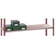 Just Extra Shelf with Supports for Standard Duty Shelving W1200xD300mm Ref SX102GW