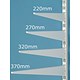 Trexus Top Shelf Brackets for Shelving Unit 320mm [Pack 8]