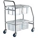 Trexus Quick Shelf System Container Storage Trolley with 4 Storage Boxes W910xD510xH1040mm