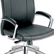 Adroit Loire Managers Chair Back H590mm W520xD520xH460-570mm Leather Black