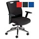 Adroit Rossillion Task Armchair Back H500mm W490xD510xH440-510mm Black