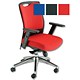 Adroit Rossillion Task Armchair Back H500mm W490xD510xH440-510mm Red