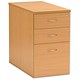Influx Pedestal Desk-high W420xD800xH720mm Beech