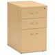 Influx Pedestal Desk-high W420xD600xH720mm Maple