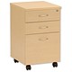 Influx Pedestal Mobile Under-desk W420xD600xH650mm Maple