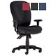 Influx Vitalize Executive Task Chair Asynchronous Back H680mm W570xD550xH420-490mm Black