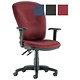 Influx Vitalize Deluxe Task Chair Asynchronous Back H640mm W520xD480xH460-560mm Claret