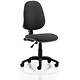 Trexus Office Operator Chair Permanent Contact High Back H510m W465xD450xH425-540mm Charcoal