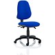 Trexus Office Operator Chair Asynchronous High Back H510mm W465xD450xH425-540mm Blue