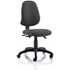 Trexus Office Operator Chair Asynchronous High Back H510mm W465xD450xH425-540mm Charcoal