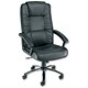 Trexus Province Armchair Back H736mm W510xD510xH490-580mm Leather Black