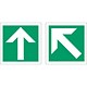 Stewart Superior Safe Condition & Fire Equipment Sign Diagonal Arrow x1 Straight Arrow x1 150x150mm