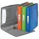 Leitz Active Plus Lever Arch File Polypropylene Slotted Curved 75mm Spine A4 Blue Ref 10411035