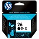 Hewlett Packard [HP] No. 26A Inkjet Cartridge 40ml Black Ref 51626AE